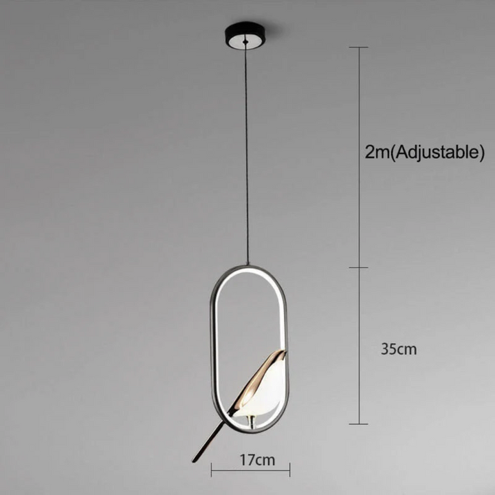 Roterende LED-Wandlamp - LuminaBird