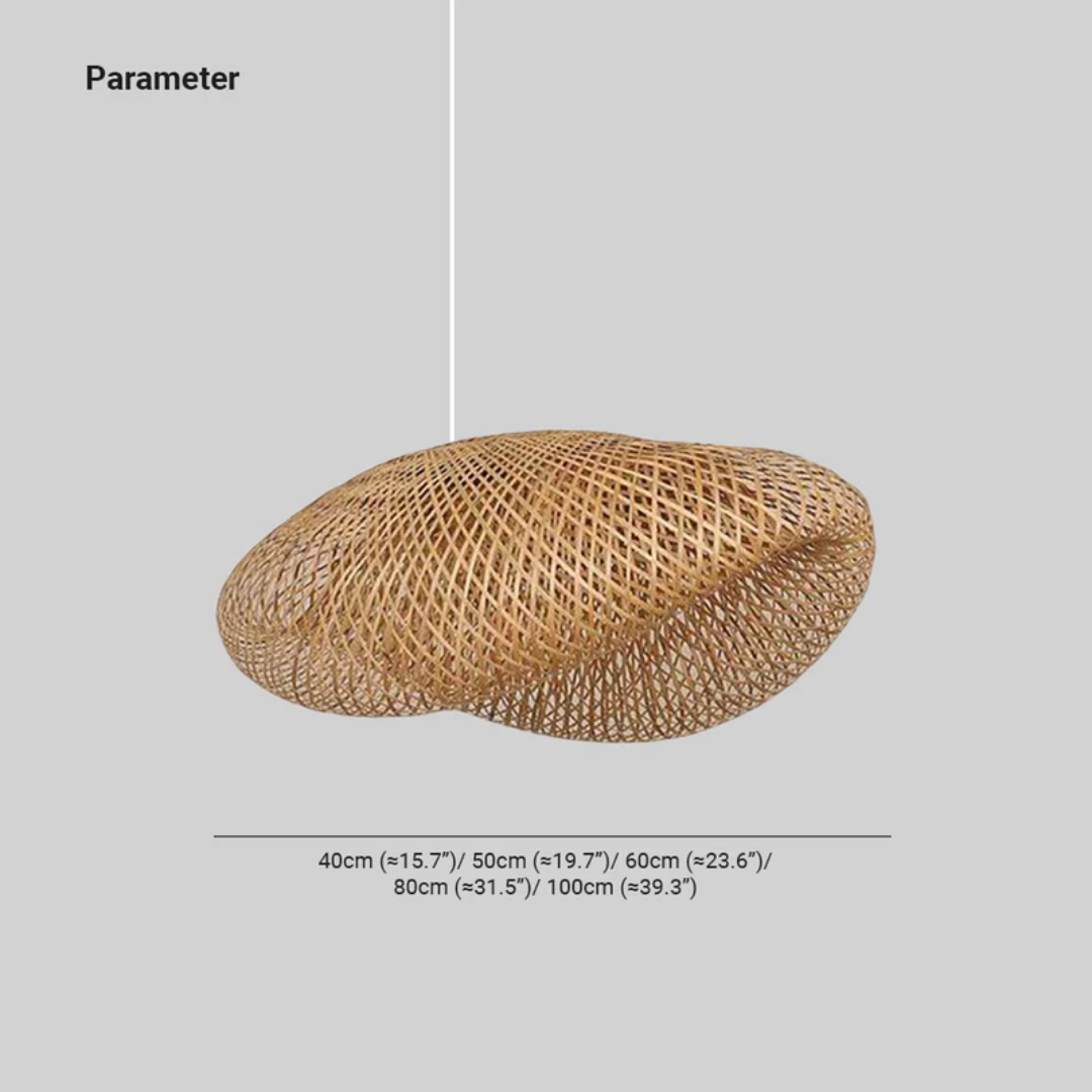 Design LED lampa wisząca bambusowe kule - EcoSphere