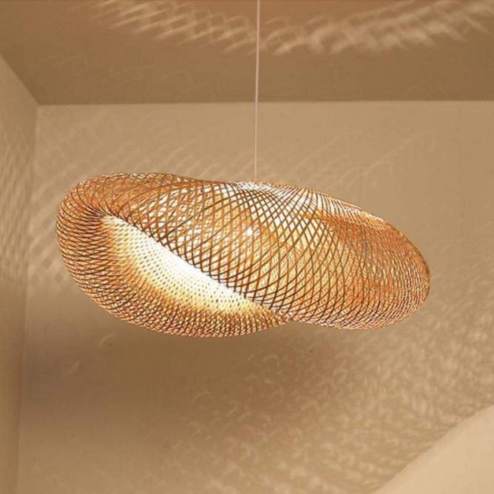 Design LED lampa wisząca bambusowe kule - EcoSphere