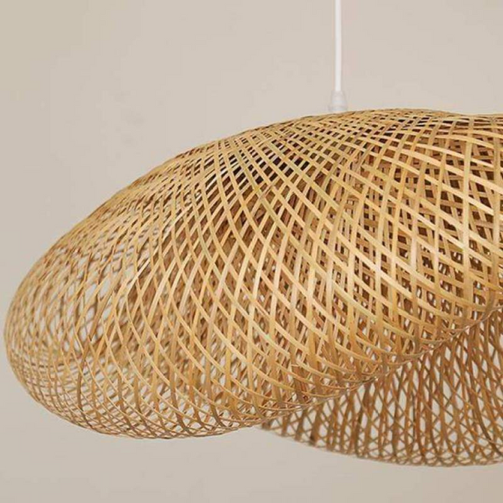 Design LED lampa wisząca bambusowe kule - EcoSphere