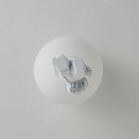 Trendy Moon/Astronaut Kids' Room LED Ceiling Lamp - CosmoGlow