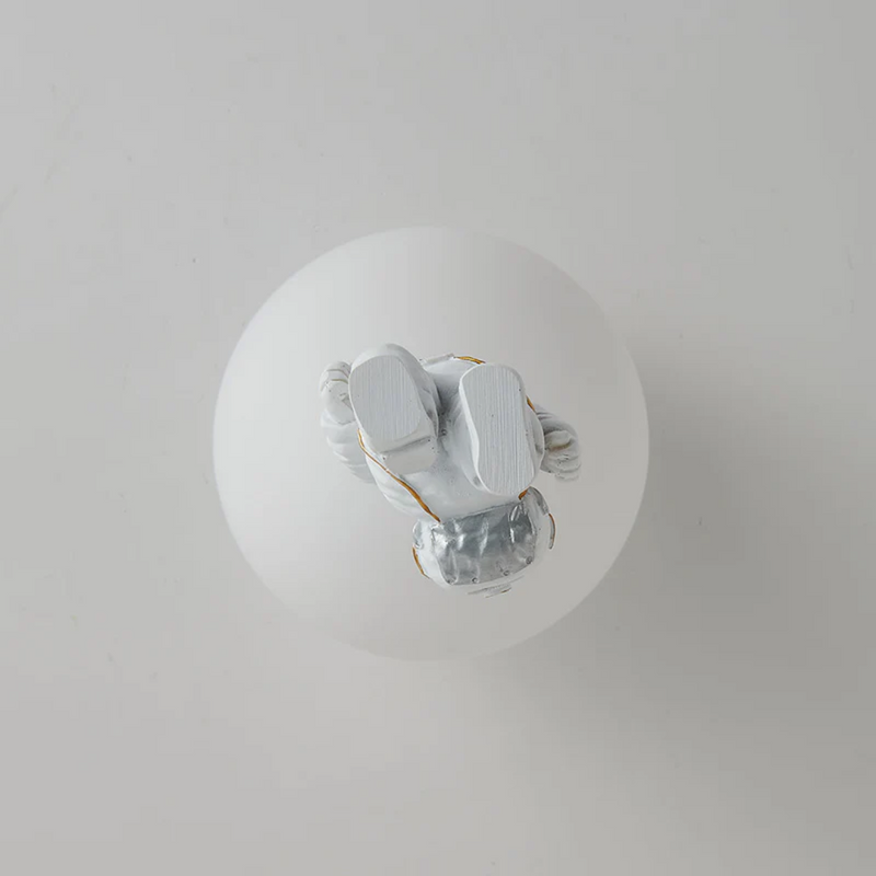 Trendy Moon/Astronaut Kids' Room LED Ceiling Lamp - CosmoGlow