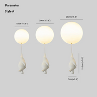 Fateh plafonowe lampy wiszące lampy piwo balon
