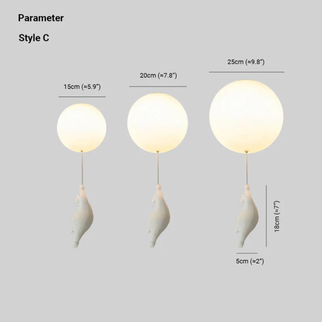 Fateh plafonowe lampy wiszące lampy piwo balon