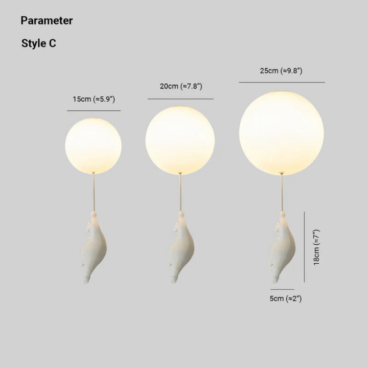 Fateh plafonowe lampy wiszące lampy piwo balon