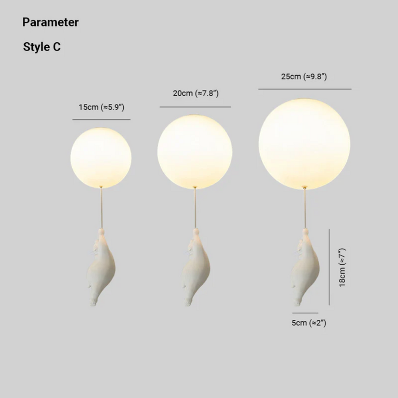 Fateh plafonowe lampy wiszące lampy piwo balon