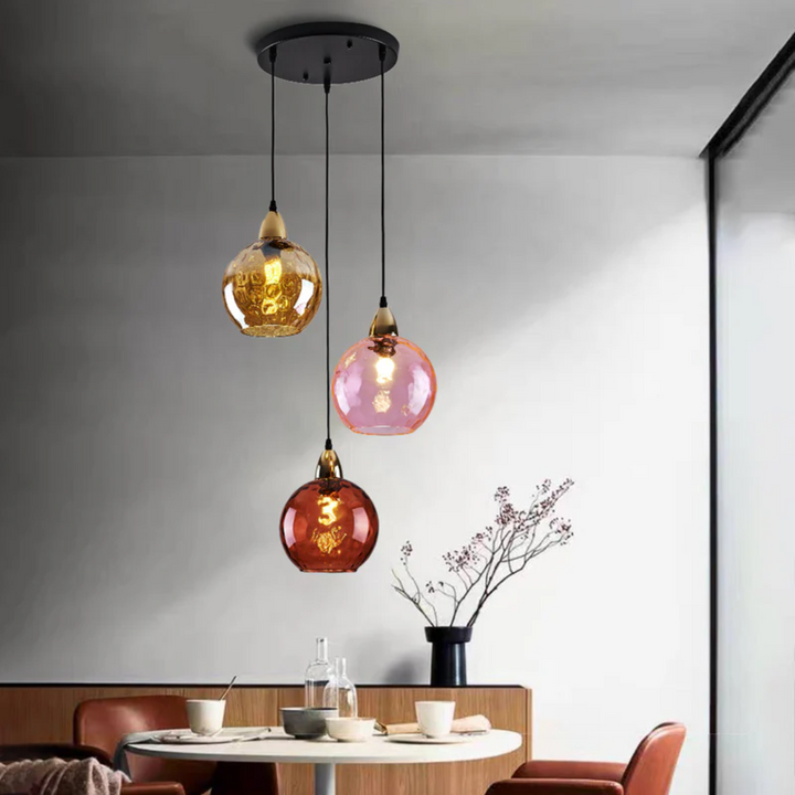 Nowoczesna lampa wisząca z 3 lampami - Kaskada