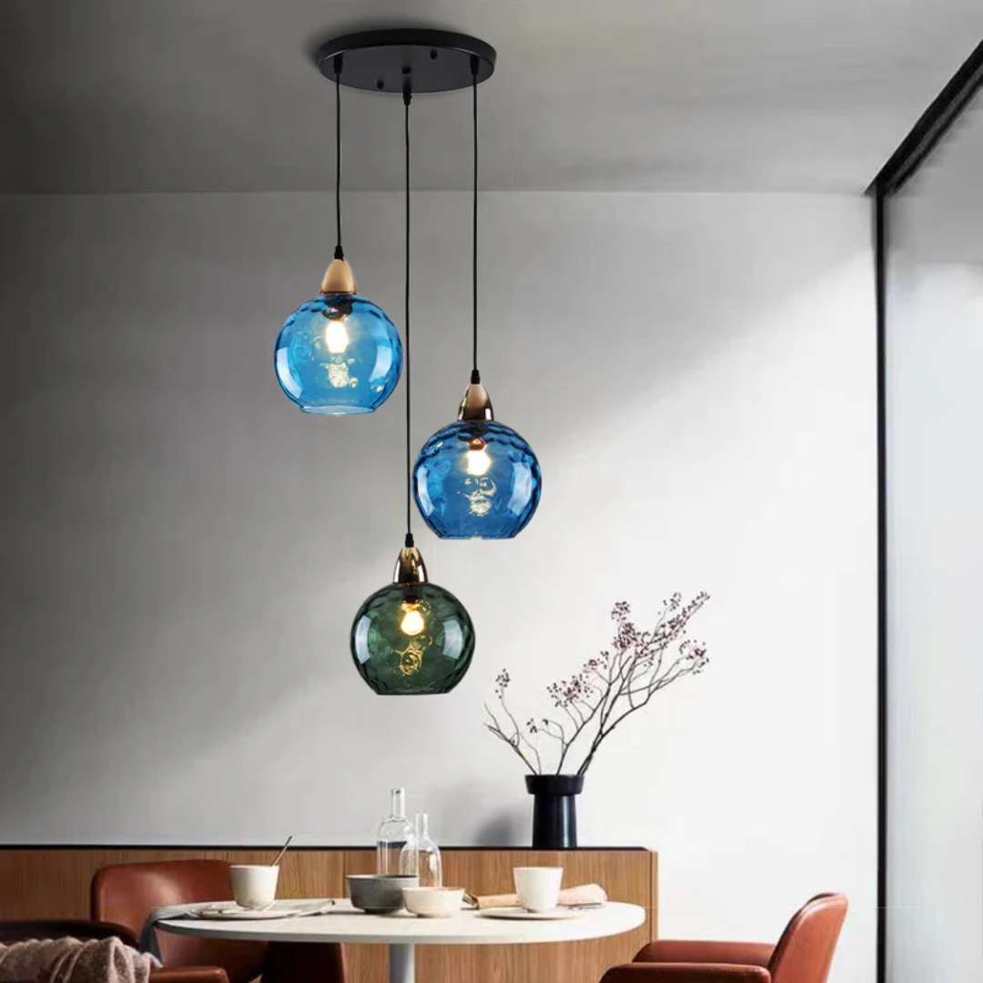 Nowoczesna lampa wisząca z 3 lampami - Kaskada