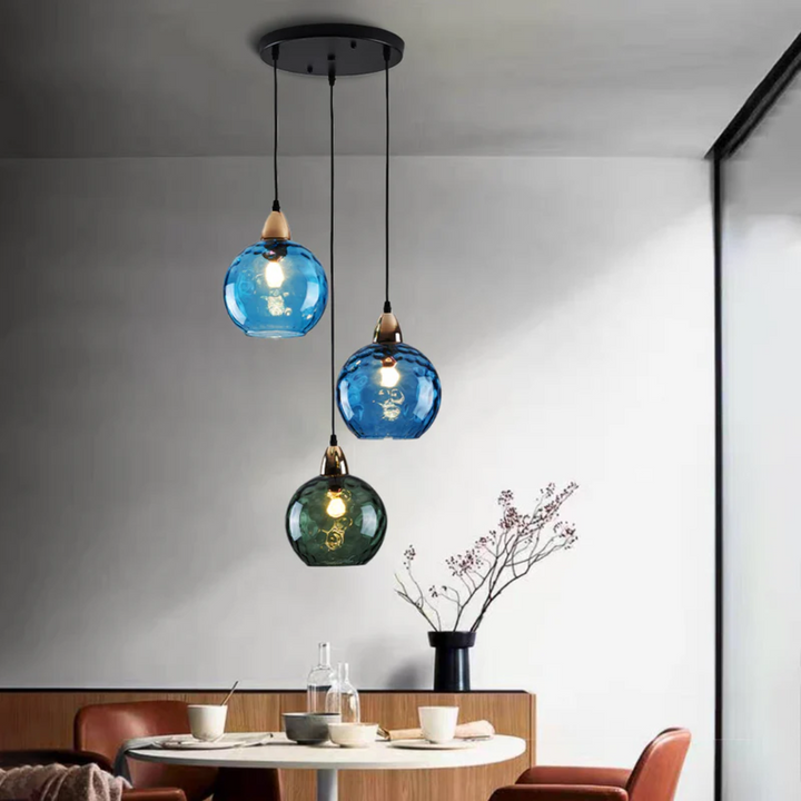 Nowoczesna lampa wisząca z 3 lampami - Kaskada