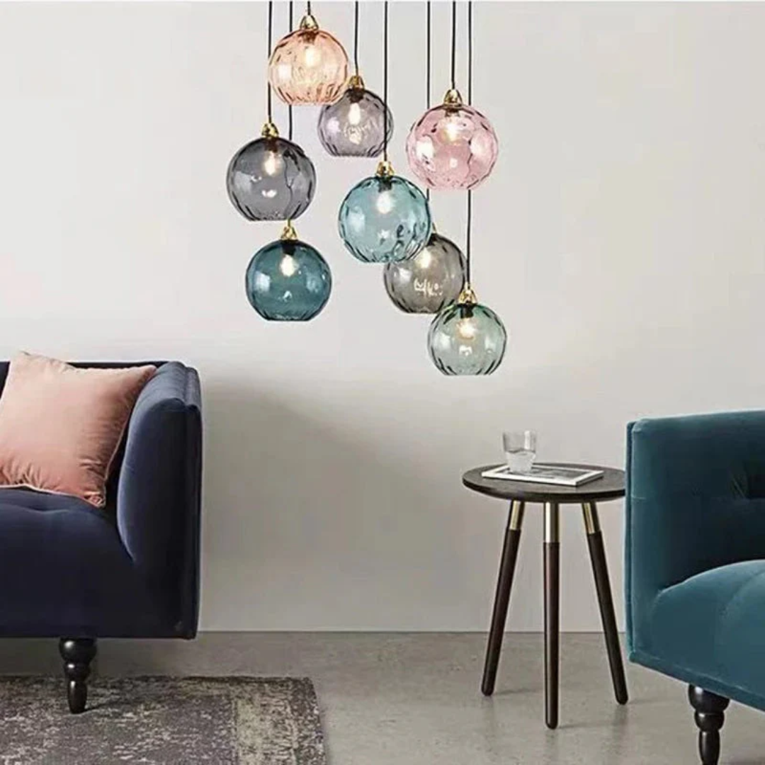 Nowoczesna lampa wisząca z 3 lampami - Kaskada