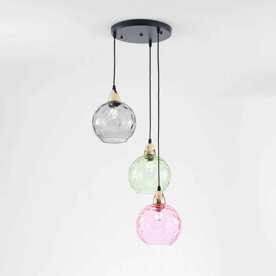 Nowoczesna lampa wisząca z 3 lampami - Kaskada