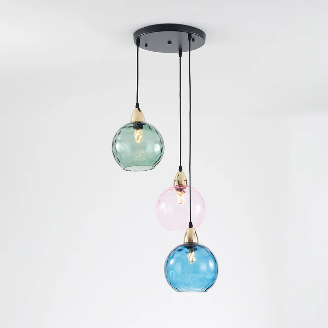 Nowoczesna lampa wisząca z 3 lampami - Kaskada