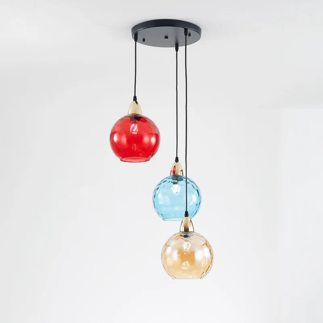 Nowoczesna lampa wisząca z 3 lampami - Kaskada