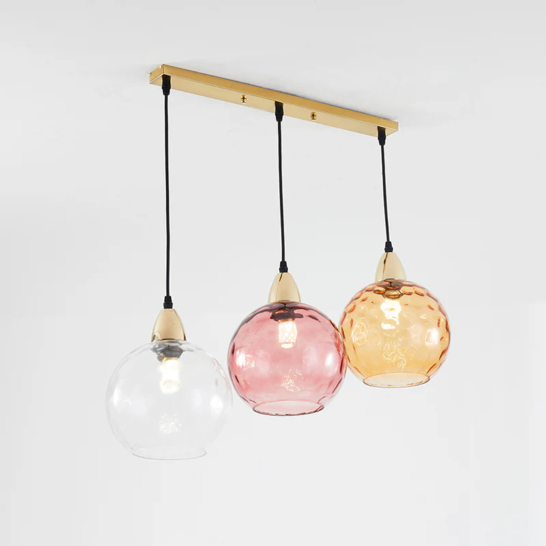 Nowoczesna lampa wisząca z 3 lampami - Kaskada