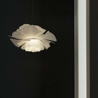 Lampa wisząca Design Kwiat Biały Metal - Sophia