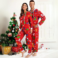 Comfortabele Koppel Kerst Matching Onesie Pyjama's - SnuggleDuo