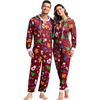 Comfortabele Koppel Kerst Matching Onesie Pyjama's - SnuggleDuo