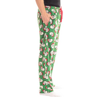 Heren Microfleece Pyjamabroek met Kerstprint - Lars
