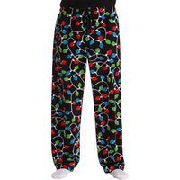 Heren Microfleece Pyjamabroek met Kerstprint - Lars