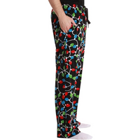 Heren Microfleece Pyjamabroek met Kerstprint - Lars
