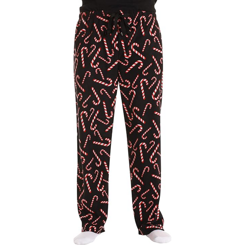 Heren Microfleece Pyjamabroek met Kerstprint - Lars