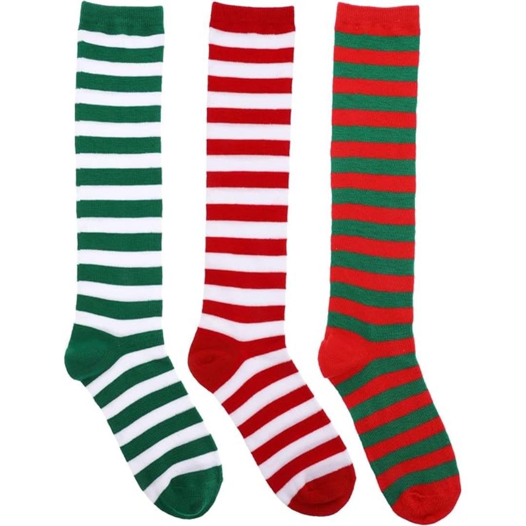 3-Pack Kerst Elf Sokken - Sophie