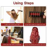 Washable Hair Chalk Comb – Fun Temporary Hair Color