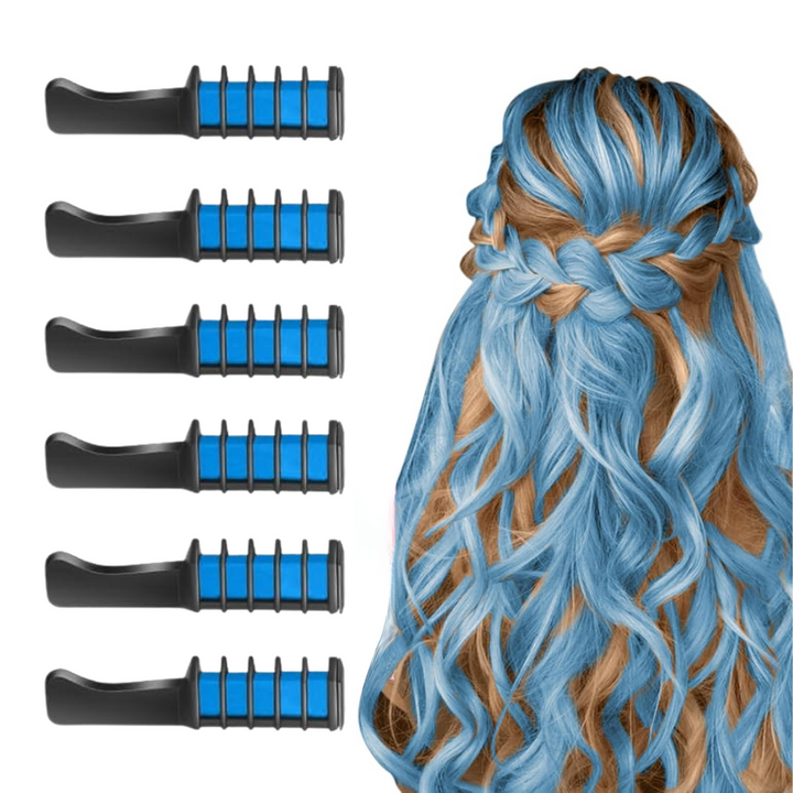 Washable Hair Chalk Comb – Fun Temporary Hair Color