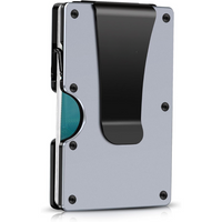 Slim RFID-Blocking Carbon Fiber Wallet with Money Clip - CarbonVault