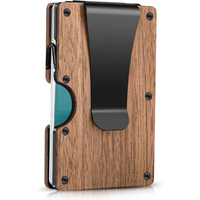 Slim RFID-Blocking Carbon Fiber Wallet with Money Clip - CarbonVault