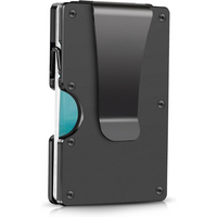 Slim RFID-Blocking Carbon Fiber Wallet with Money Clip - CarbonVault