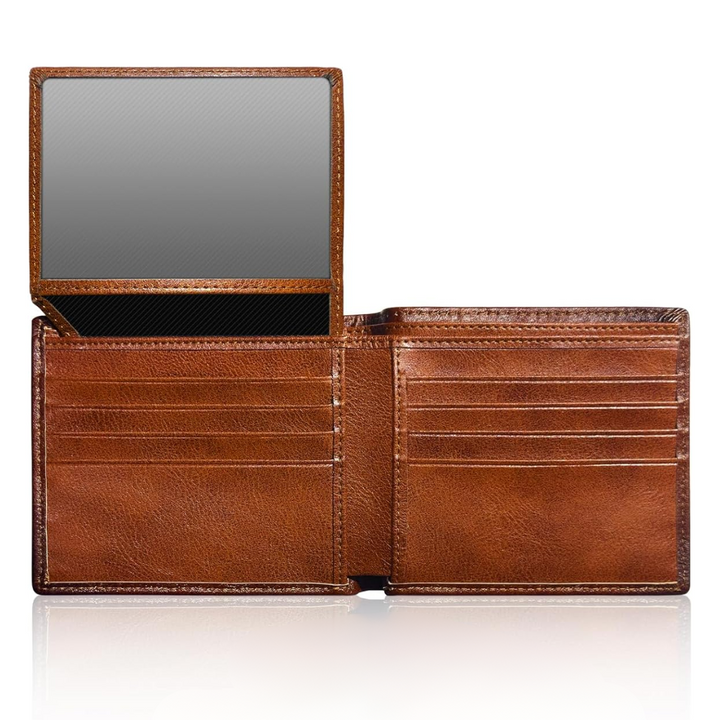 Men's Bifold Wallet in Top Grain Leather - EliteFold