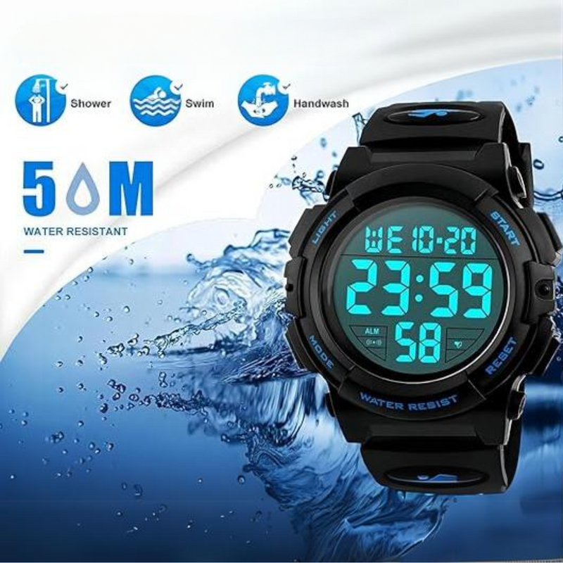 Men's Waterproof Digital Sports Watch – Martin