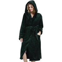 Women's Fleece Bathrobe with Hood – Vivianne