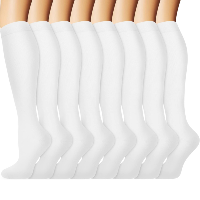 Graduated Copper Compression Socks 15-20mmHg (8 Pairs) - StepRelief
