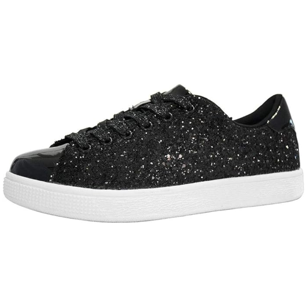 Sparkling Lace-Up Fashion Women's Sneakers - Xenia