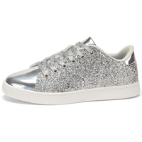 Sparkling Lace-Up Fashion Women's Sneakers - Xenia