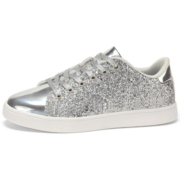 Sparkling Lace-Up Fashion Women's Sneakers - Xenia