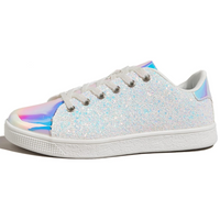 Sparkling Lace-Up Fashion Women's Sneakers - Xenia