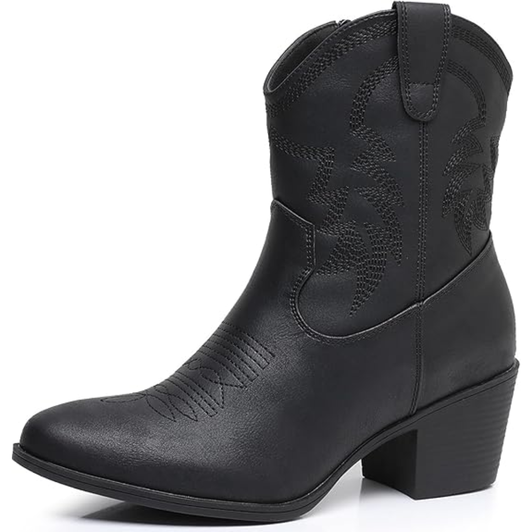 Classic Mid-Calf Cowgirl Boots - Tammy