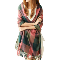 Oversized Winter Sjaal - CozyPlaid
