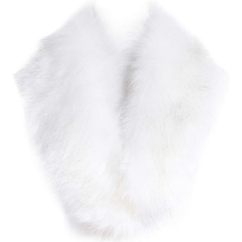 Luxury Faux Fur Neck Warmer Scarf - Daisy