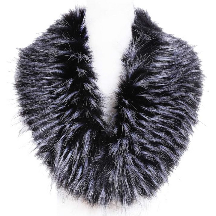 Luxury Faux Fur Neck Warmer Scarf - Daisy