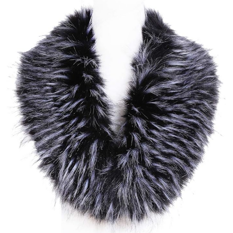 Luxury Faux Fur Neck Warmer Scarf - Daisy