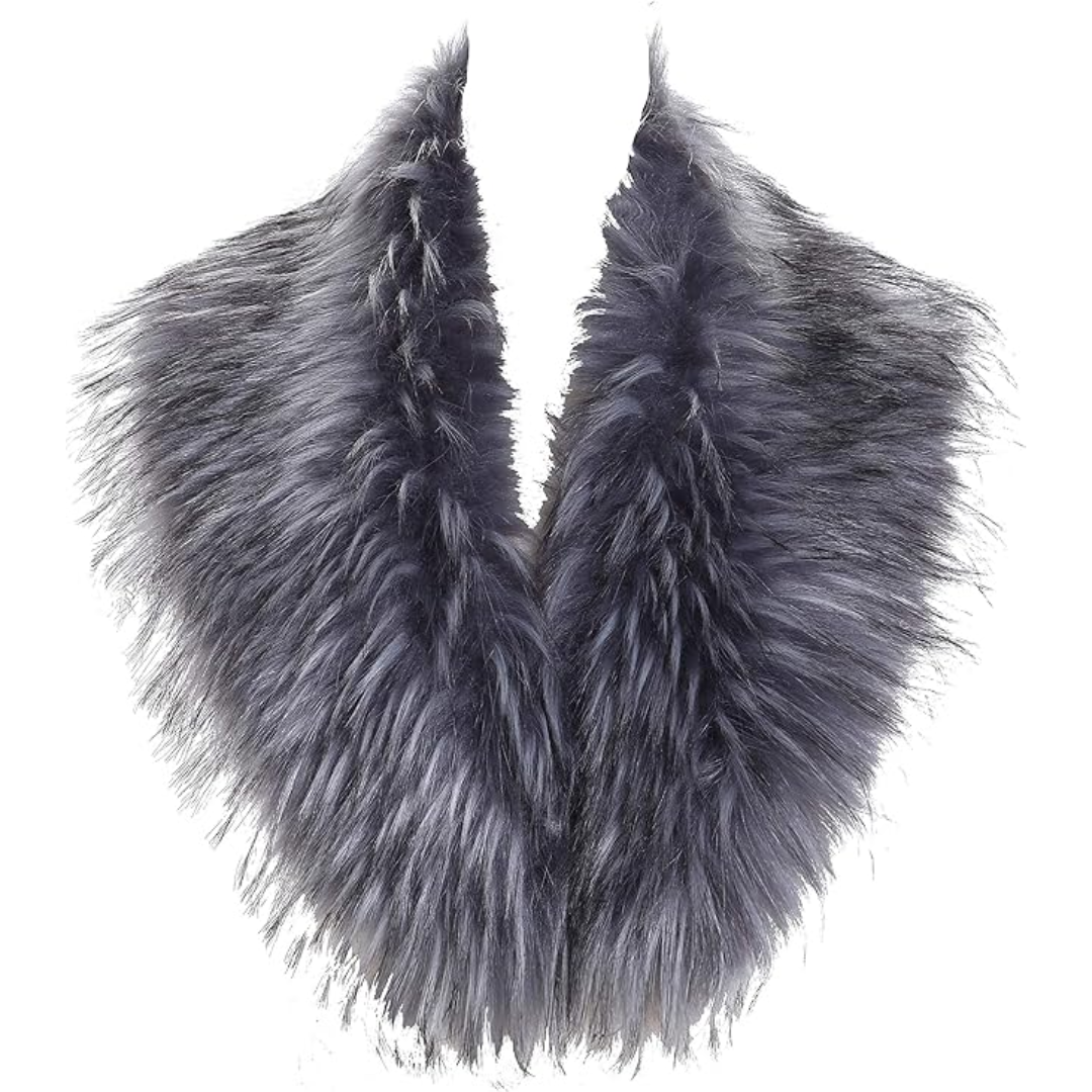 Luxury Faux Fur Neck Warmer Scarf - Daisy