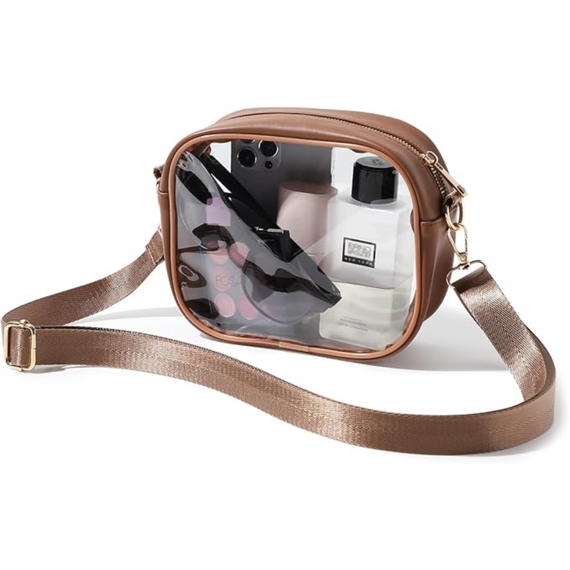 Compacte Transparante Crossbody Tas - VisiBag