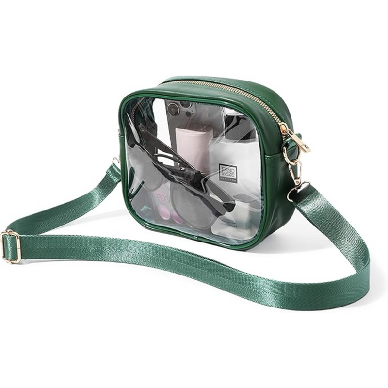 Compacte Transparante Crossbody Tas - VisiBag