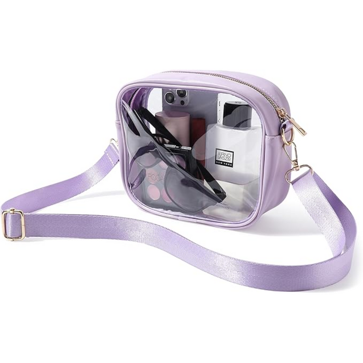 Compacte Transparante Crossbody Tas - VisiBag