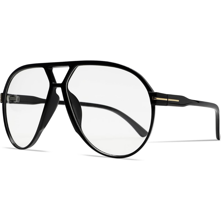 Retro Oversized Aviator Sunglasses - Amara