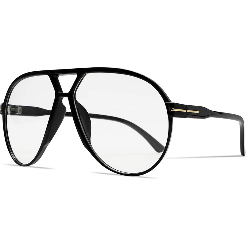 Retro Oversized Aviator Sunglasses - Amara